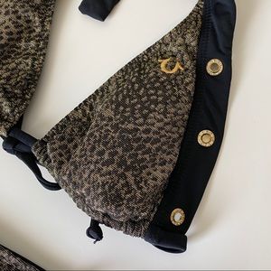True Religion Swim | Nwt True Religion Bandeau Halter 2 Piece Bikini | Poshmark